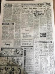 YENİ SABAH GAZETESİ  10 NİSAN  1961 YIL :23 7929---Partiler  yeni yurt gezileri hazırlıyor --Alican ,AP kurulmasa daha  iyi olurdu ,dedi ---Etibank , bazı  sahalara yeni yatırımlar  yapıyor --Ankara da ki Kıbrıslılar  Makarios  'u Protesto Etti ---Sadıkzade şilepinde  kaçak  altın  bulundu --Eichmann  davası  yarın başlayacak --Konya yolundaki trafik kazasında beş kişi öldü ---Kuyruklar kendiliğinden düşer :Siyavuşgil ---B.M  Macaristan  ,Tibet Konularını Görüşecek --Şehir Tiyatrosu :Davet ----Beşiktaş ,PTT 'yi de rahat yendi :4-2--Galatasaray Atina da 1-0 galip geldi ---A.Gücü,G.Birliği önünde galibiyeti kaçırdı  :1-1---Şekerhilal  penaltı  golüyle Beykoz dan  bir puan  aldı  :1-1---Balkan  krosta  milli takımımız  üçüncü oldu ---Göztepe :2 İz.Spor :1----
