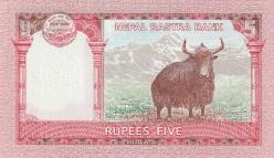 Koleksiyon Ürünü Nepal 5 Rupi, Çil