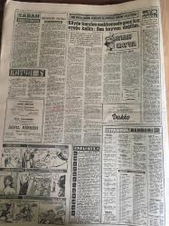 YENİ SABAH GAZETESİ  7 NİSAN  1961 YIL :23 SAYI :7926---Subaylara oy  hakkı tanındı ---MBK ile Kabinenin  Müşterek Toplantısı ---Celal Bayar Eğer  Suiistimalim  varsa beni idam edin dedi ---Deniz  mevsiminde  sahil yolu tehlike arz ediyor ---M.Nadir Keçeli Dün İntihar Etti ---CKMP  biran  önce seçim yapılmasını  istiyor ---Milliyetçilik  Maddesi :Siyavuşgil ---Sinemalar :Atlas : Ölüm Peşimizde ,Emek :Ölünceye Kadar  ,İnci :Dolandırıcılar Şahı ----Evian  da yapılacak Cezayir  görüşmeleri  yine  geri kaldı ---Eşsiz Sanatkar Zeki Müren  :8 Nisan  Cumartesi   Akşamı  Saat :18.15 Ankara Radyosu Müzikli Yarışma Programı ---M.Sarvan Gizli İşler  Çevirenleri Yakında Açıklayacağım Dedi ---Galatasaray Beşiktaş ile  26 Nisan da Ankara da Oynuyor ---K.Gümrük  antrenörü  Özyazıcı  istifa etti ----Bazı Milli Güreşçiler Kampa Katılmadı ---
