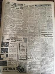 YENİ SABAH GAZETESİ  7 NİSAN  1961 YIL :23 SAYI :7926---Subaylara oy  hakkı tanındı ---MBK ile Kabinenin  Müşterek Toplantısı ---Celal Bayar Eğer  Suiistimalim  varsa beni idam edin dedi ---Deniz  mevsiminde  sahil yolu tehlike arz ediyor ---M.Nadir Keçeli Dün İntihar Etti ---CKMP  biran  önce seçim yapılmasını  istiyor ---Milliyetçilik  Maddesi :Siyavuşgil ---Sinemalar :Atlas : Ölüm Peşimizde ,Emek :Ölünceye Kadar  ,İnci :Dolandırıcılar Şahı ----Evian  da yapılacak Cezayir  görüşmeleri  yine  geri kaldı ---Eşsiz Sanatkar Zeki Müren  :8 Nisan  Cumartesi   Akşamı  Saat :18.15 Ankara Radyosu Müzikli Yarışma Programı ---M.Sarvan Gizli İşler  Çevirenleri Yakında Açıklayacağım Dedi ---Galatasaray Beşiktaş ile  26 Nisan da Ankara da Oynuyor ---K.Gümrük  antrenörü  Özyazıcı  istifa etti ----Bazı Milli Güreşçiler Kampa Katılmadı ---