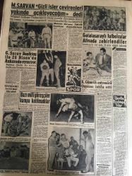 YENİ SABAH GAZETESİ  7 NİSAN  1961 YIL :23 SAYI :7926---Subaylara oy  hakkı tanındı ---MBK ile Kabinenin  Müşterek Toplantısı ---Celal Bayar Eğer  Suiistimalim  varsa beni idam edin dedi ---Deniz  mevsiminde  sahil yolu tehlike arz ediyor ---M.Nadir Keçeli Dün İntihar Etti ---CKMP  biran  önce seçim yapılmasını  istiyor ---Milliyetçilik  Maddesi :Siyavuşgil ---Sinemalar :Atlas : Ölüm Peşimizde ,Emek :Ölünceye Kadar  ,İnci :Dolandırıcılar Şahı ----Evian  da yapılacak Cezayir  görüşmeleri  yine  geri kaldı ---Eşsiz Sanatkar Zeki Müren  :8 Nisan  Cumartesi   Akşamı  Saat :18.15 Ankara Radyosu Müzikli Yarışma Programı ---M.Sarvan Gizli İşler  Çevirenleri Yakında Açıklayacağım Dedi ---Galatasaray Beşiktaş ile  26 Nisan da Ankara da Oynuyor ---K.Gümrük  antrenörü  Özyazıcı  istifa etti ----Bazı Milli Güreşçiler Kampa Katılmadı ---