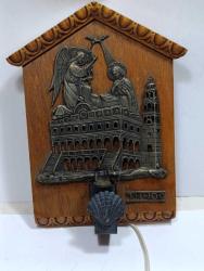 RF53----YAŞLI HIRİSTİYAN IŞIKLI İKONA