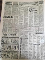 YENİ SABAH GAZETESİ  3 NİSAN  1961 YIL :23 SAYI  :7922---İnönü MBK idaresine  yardımcı  olmalıyız dedi --AP ,kasıtlı yayından şikayetçi ---YTP  kadrosundaki  DP 'liler savunuyor --Belediyenin baremi yetersiz  bulunuyor ---Dün yurtta  dört cinayet işlendi --Güney Kore de tekrar nümayişler başladı ---Karagözden  Anlayanlar :Siyavuşgil ---30 ülkeden gelen  on binlerce kişi Londra ya doğru yürüyor ----Tiyatro :Haldun Dormen Dedi Ki ---Faili  meçhul  hırsızlar olaylar gittikçe artıyor ---K.Gümrük ,Galatasaray Şampiyonluk Ümidini :0-0---Sürpriz :K.Yaka G.Birliği yendi --Beşiktaş Göztepe 'i dün  farklı  mağlup etti :3-0---Vefa I.Spor ile  yenişemedi :1-1---K.Paşa -Feriköy puanları  paylaştılar :0-0---
