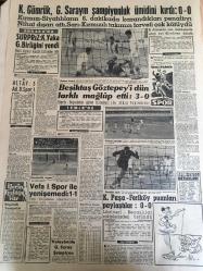 YENİ SABAH GAZETESİ  3 NİSAN  1961 YIL :23 SAYI  :7922---İnönü MBK idaresine  yardımcı  olmalıyız dedi --AP ,kasıtlı yayından şikayetçi ---YTP  kadrosundaki  DP 'liler savunuyor --Belediyenin baremi yetersiz  bulunuyor ---Dün yurtta  dört cinayet işlendi --Güney Kore de tekrar nümayişler başladı ---Karagözden  Anlayanlar :Siyavuşgil ---30 ülkeden gelen  on binlerce kişi Londra ya doğru yürüyor ----Tiyatro :Haldun Dormen Dedi Ki ---Faili  meçhul  hırsızlar olaylar gittikçe artıyor ---K.Gümrük ,Galatasaray Şampiyonluk Ümidini :0-0---Sürpriz :K.Yaka G.Birliği yendi --Beşiktaş Göztepe 'i dün  farklı  mağlup etti :3-0---Vefa I.Spor ile  yenişemedi :1-1---K.Paşa -Feriköy puanları  paylaştılar :0-0---