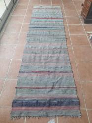 Eski el dokuması kilim, yolluk ( 2 adet )  (270cm x 78/80cm)  (266cm x 75/76cm)