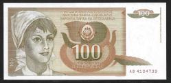 ** YUGOSLAVYA ( 100 * DİNARA ) 1990 - ÇİL