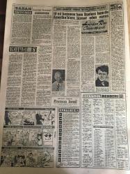 YENİ SABAH GAZETESİ  30 MART 1961 YIL :23 SAYI :7918--Sabık bir DP evinde  dinamit  kalıpları bulundu ---147 ler dün Gürsel ve Milli Eğitim Bakanı  ile Görüştü --YTP 33 , Adalet Partisi 25 ilde  teşkilat  kurdu --Sinek  mücadelesi  için 2 milyon lira ayrıldı --Amerikan Denizcileri :Siyavuşgil --10 yıl boyunca hem  Ruslara  hem de Amerika 'lılara  hizmet  eden  casus--Nürnberg de bir uçak düştü 52 kişi öldü --İlk Feza Yolcusu Seçildi ---İçişleri Bakanı Bugün Diyarbakır da 11 Vali İle Toplantı Yapacak----Fenerbahçe galibiyeti  kaçırdı :2-2--Genç Milli Takımlar Şampiyonasından Üç Takım Çekildi --Mithatpaşa  stadının yanında  bir kapalı   salon inşa edilecek ---Erdoğan ,Kaya ,A.Ordulu Aydoğan B.Milli Kadroda ---
