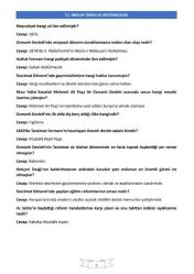 AÖF İnkılap Tarihi 1-2 Ders NOTLARI