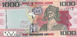 Sierra Leone, 1000 Leones, Çil