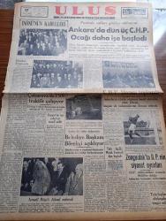 Ulus Gazetesi - 17 Nisan 1950 - Hüseyin Cahit Yalçın - İsmet İnönü'nün Kabulleri - Ankara'da Dün Üç Cumhuriyet Halk Partisi Ocağı Daha İşe Başladı - Çukurova'da 1500 Traktör Çalışıyor - Milli Eğitim Kupası - Türk İngiliz Müzik Festivali - Maliye Bakanı İsmail Rüştü Aksal Evlendi - Kayseri'de İşçi Evlerinin Temeli Atıldı - Zonguldak'ta Demokrat Parti'nin Siyaset Oyunları - Uçan Gölgeler Yazan Server Bedi Yazı Dizisi - Fen Adamı Burhan Arif Ongun'un Kıymetli Bir İcadı - Uluğ İğdemir - İrtica Aklını Başına Alsın - Turizm Davası Ön Plana Alındı - Darüşşafaka'nın 77. Yılı - Tiyatro Atina'da 2 Hafta Yazan Lütfi Ay - Haftanın Filmleri - Yankee Paşa Yazan Edison Marshall Yazı Dizisi - Lüküs Hayat Sus Sinemasında - Müzeyyen Senar Işıl - Yaban Gülü Filmi Ulus Sinemasında - Galatasaray Vefa Fenerbahçe Beşiktaş Berabere Kaldı - İzmir At Yarışları - Maçlar Radyo İle Yayınlanmayacak - Bisiklet Yarışları