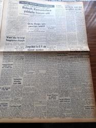 Ulus Gazetesi - 17 Nisan 1950 - Hüseyin Cahit Yalçın - İsmet İnönü'nün Kabulleri - Ankara'da Dün Üç Cumhuriyet Halk Partisi Ocağı Daha İşe Başladı - Çukurova'da 1500 Traktör Çalışıyor - Milli Eğitim Kupası - Türk İngiliz Müzik Festivali - Maliye Bakanı İsmail Rüştü Aksal Evlendi - Kayseri'de İşçi Evlerinin Temeli Atıldı - Zonguldak'ta Demokrat Parti'nin Siyaset Oyunları - Uçan Gölgeler Yazan Server Bedi Yazı Dizisi - Fen Adamı Burhan Arif Ongun'un Kıymetli Bir İcadı - Uluğ İğdemir - İrtica Aklını Başına Alsın - Turizm Davası Ön Plana Alındı - Darüşşafaka'nın 77. Yılı - Tiyatro Atina'da 2 Hafta Yazan Lütfi Ay - Haftanın Filmleri - Yankee Paşa Yazan Edison Marshall Yazı Dizisi - Lüküs Hayat Sus Sinemasında - Müzeyyen Senar Işıl - Yaban Gülü Filmi Ulus Sinemasında - Galatasaray Vefa Fenerbahçe Beşiktaş Berabere Kaldı - İzmir At Yarışları - Maçlar Radyo İle Yayınlanmayacak - Bisiklet Yarışları