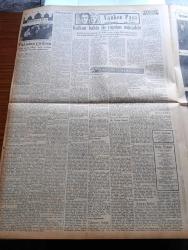 Ulus Gazetesi - 27 Mart 1950 - Profesör Sadi Irmak Köşe Yazısı - Peyami Safa Köşe Yazısı - Amerikan Kara Ordusu Genelkurmay Başkanı Dün İsmet İnönü Tarafından Kabul Edildi - Amerikan Başkanı Truman'ın Kongreden İstediği - Galatasaray Gençlerbirliği Maçından Sonra Çıkan Hadise - Yugoslavya Seçimleri Dün Yapıldı - Sağır Dilsiz Ve Körler Derneği Dünkü Toplantısı - Devlet Bakanı Ve Dışişleri Bakanvekili Cemil Sait Barlas Gaziantep'te - Yüksek Tansiyon Korkusu Yazan Profesör Doktor Rasim Adasal - Celal Bayar'ın Konya Nutku - Türk Felsefe Derneği Kuruldu - Suudi Arabistan Kralı Abdullah İsrail İle Gizli Görüşme Yapıyormuş - Kızılyıldız Gazetesi'nin Bir İddiası - Yankee Paşa Yazan Edison Marshall Yazı Dizisi - Muharrem Candaş Rakibi Yugoslav İle Güreşiyor Fotoğraflı - Hemşire Nimet Yazan Azmiye Hami Güven Yazı Dizisi - Değerli Ses Sanatkarı Safiye Ayla - Sabite Tur Gülerman - Kıymetli Ses Sanatkarı Mualla Gökçay Bomonti Aile Saz Salonunda - Beşiktaş Demirspor'a 3 1 Galip -