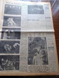 Ulus Gazetesi - 27 Mart 1950 - Profesör Sadi Irmak Köşe Yazısı - Peyami Safa Köşe Yazısı - Amerikan Kara Ordusu Genelkurmay Başkanı Dün İsmet İnönü Tarafından Kabul Edildi - Amerikan Başkanı Truman'ın Kongreden İstediği - Galatasaray Gençlerbirliği Maçından Sonra Çıkan Hadise - Yugoslavya Seçimleri Dün Yapıldı - Sağır Dilsiz Ve Körler Derneği Dünkü Toplantısı - Devlet Bakanı Ve Dışişleri Bakanvekili Cemil Sait Barlas Gaziantep'te - Yüksek Tansiyon Korkusu Yazan Profesör Doktor Rasim Adasal - Celal Bayar'ın Konya Nutku - Türk Felsefe Derneği Kuruldu - Suudi Arabistan Kralı Abdullah İsrail İle Gizli Görüşme Yapıyormuş - Kızılyıldız Gazetesi'nin Bir İddiası - Yankee Paşa Yazan Edison Marshall Yazı Dizisi - Muharrem Candaş Rakibi Yugoslav İle Güreşiyor Fotoğraflı - Hemşire Nimet Yazan Azmiye Hami Güven Yazı Dizisi - Değerli Ses Sanatkarı Safiye Ayla - Sabite Tur Gülerman - Kıymetli Ses Sanatkarı Mualla Gökçay Bomonti Aile Saz Salonunda - Beşiktaş Demirspor'a 3 1 Galip -