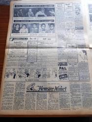 Ulus Gazetesi - 27 Mart 1950 - Profesör Sadi Irmak Köşe Yazısı - Peyami Safa Köşe Yazısı - Amerikan Kara Ordusu Genelkurmay Başkanı Dün İsmet İnönü Tarafından Kabul Edildi - Amerikan Başkanı Truman'ın Kongreden İstediği - Galatasaray Gençlerbirliği Maçından Sonra Çıkan Hadise - Yugoslavya Seçimleri Dün Yapıldı - Sağır Dilsiz Ve Körler Derneği Dünkü Toplantısı - Devlet Bakanı Ve Dışişleri Bakanvekili Cemil Sait Barlas Gaziantep'te - Yüksek Tansiyon Korkusu Yazan Profesör Doktor Rasim Adasal - Celal Bayar'ın Konya Nutku - Türk Felsefe Derneği Kuruldu - Suudi Arabistan Kralı Abdullah İsrail İle Gizli Görüşme Yapıyormuş - Kızılyıldız Gazetesi'nin Bir İddiası - Yankee Paşa Yazan Edison Marshall Yazı Dizisi - Muharrem Candaş Rakibi Yugoslav İle Güreşiyor Fotoğraflı - Hemşire Nimet Yazan Azmiye Hami Güven Yazı Dizisi - Değerli Ses Sanatkarı Safiye Ayla - Sabite Tur Gülerman - Kıymetli Ses Sanatkarı Mualla Gökçay Bomonti Aile Saz Salonunda - Beşiktaş Demirspor'a 3 1 Galip -