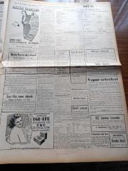 Ulus Gazetesi - 4 Nisan 1949 - Profesör Doktor Yavuz Abadan Köşe Yazısı - Avrupa İktisadi İşbirliği İdaresinin Yıldönümünde Devlet Bakanı B. Nurullah Esat Sümer Bir Mesaj Yayınladı - Marshall Planından Yardım Kömür Havzamıza Bu Yıl On Milyon Dolar Sarfedilecek - Güreşçilerimiz 8 0 Galip Geldi - İsrail Ürdün Mütarekesi Dün İmzalandı - Bayındırlık Bakanı B. Şevket Adalan'ın Demeci Yeni Porsuk Barajı Vazifesini Yapmıştır - Kaçırılan Kızlar Yazan Gerard Fairlie Yazı Dizisi - - İsviçre Silahlı Bir Tarafsızlık Güdecek - Beşiktaş Vefa'yı 1 0 Yendi - B. Cevdet Kerim Nazilli Fahri Hemşehrisi Seçildi - Suriye Hükümeti Başkanı Albay Hüsnü Zaim De Komünistlere Aman Vermeyecek - Airmec İngiliz Radyoları - Mithat Fenmen Konseri - Austin Otomobil - Ahmet Aypar Türkiye Maraton Rekoru Kırdı - Suriye Milli Takımı Geliyor - Birinci Ve Üçüncü Küme Puan Cetveli - Mülkiye Kupası