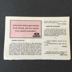 3 AĞUSTOS - 1997 -TAKVİM YAPRAĞI-DOĞUM GÜNÜ HEDİYESİ-HUZUR TAKVİMİ,ALMANLARIN FRANSAYA SAVAŞ İLANI 1914,HURMA ZAMANI,NİJERİN BAĞIMSIZLIĞINA KAVUŞMASI 1960,ÇOCUĞUNUZA İSİM,YABANCI GÖZÜYLE,TENEFFÜS VE İBADET