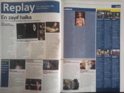 FHM Aktüalite Sinema Tiyatro Müzik ve Gençlik Mecmuası Dergisi - Şubat 2003 - Güzide Duran - 14 Şubat Şekeri - Juliana Martins - Minikler Arenası - Kış Kıyamette Spor Faaliyeti - Çin İşi Japon İşi - Özlem Tekin - Kayıp Haritası - Peker Açıkalın - Serhat Özcan - Levent Karanfil - Kalp Tamirhanesi - Sean Pean - Ağa Dizileri - Yasemin Boran - En Zayıf Halka - Bu Ayın Baskıları - Yeni Yıla Yıldızlar Altında Girdik! - Altı Vitesli Otomatik Şanzıman! - Star Wars Fotoromanı - Martin Scorsese - Rüzgar Gibi Geçti - Geldim Gördüm Yendim - Yeme Yarışması - Kim 500 Milyar İster? - Kazandım Ama Kimin Umrunda? - Şafak Sezer - Seks Skandalları - Bill Clinton - Sanem Çelik - Uslanmaz Sam Amca - Boglarke - Stil Rehberi - Alexander Macqueen - Beni Baştan Yarat - Ucuza Rahat Uyku - Tenis Dünyasında Bir Aşk Hikayesi - Mucize İlaç! - Yasemin fotoğraf ve haberi - Tam Takım Dergi