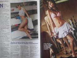 FHM Aktüalite Sinema Tiyatro Müzik ve Gençlik Mecmuası Dergisi - Nisan 2005 - Reporter - Dünyadan Seks - FHM Melekleri - Arka Depo - FHM Spor - Takıl - Hastane - Jennifer Lopez - Hayvanlar Alemi - Daha Büyüğü Yok - Duvara Resmetmek - Mesudiye Zırhlısı - Yoga - Godet'de Eğlenirken - Set Restaurant - Sandra Bullock - Votka Nut - Çenesine Vurdu - Susan Ward - Jenna Jameson - Andrew Einhorn - Charisma Carpşenter - Aygül Koçak - 2005 Otomobil Ödülleri - Yaşamak İçin En Uygunu - İllüstratör - Clint Eastwood - Denizin Şakası Olmaz! - Zor Durum Senaryoları - Efes Kızları - Eva Longoria - Domestik Fanteziler! - Kültür Fizik Hareketleri - Fena Çarpar - Mira - Marcus Schenkenberg - Jessica Miller - Oyuncak Hikayesi - Bedensel Hareket - Parlayan Hançerler fotoğraf ve haberi - Tam Takım Dergi