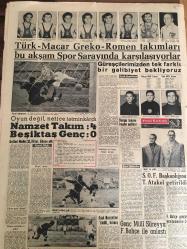 YENİ SABAH GAZETESİ  30 NİSAN 1958 YIL :20 SAYI :6880---Kıbrıs ta Rumlar yine Türklere Saldırdılar --Nurcular arasında  geniş  çapta  tevkifler --Menderes dün M.Cin Meclisinde  Konuştu ---Limon davası  hallediliyor --3.İstimlak Suiistimali --iki genç kız  intihara teşebbüs etti ---Zamlı dolmuş  tarifeleri askıda ---Hukuk Talebesi Profesörünün  Evini Soydu ---Tarihi eserlerinin  yıkılması  kati surette  yasak  edildi --Brıgıtte  Bardot Picasso 'yu ziyaret  etti ---Türk -Macar Greko -Romen takımları bu akşam spor  sarayında  karşılaşıyorlar --Namzet Takım :4 Beşiktaş Genç :0----SOF Başkanlığına T.Atakol getirildi ---Genç Milli Süreyya  Fenerbahçe ile Anlaştı ---