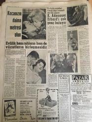 YENİ SABAH GAZETESİ 29 EKİM 1963 YIL :26 SAYI :8846---Cumhuriyetin 40. Yılını Kutluyoruz --Radyoda seçim  konuşmaları 2 Kasım  da başlıyor --Sarç İst.Üniversitesine Kutan Teknik  Üniversiteye Rektör  Oldu ---Alman Gazeteleri  Feci Cinayeti Duvar Afişleri  ile İlan Ediyor ---Hayat  kırkında  başlar ---Senato özel   tahkikat  açtı ---Bir Hasta Dört Gün Suni Kalble Yaşadı --Ankara Radyosu Programları Yeniden Ele Alınıyor: Sevim Tanürek -- --Sinemalar :Karanlık Yüzler ,Emek :Aile Tuzağı ,İnci :Makber ,Lüks :Erkek Fatma Evleniyor ---Yarın Cumhuriyeti İlan Edeceğiz Kati Karara Varmak İçin Fikrinizi Söyleyiniz --Amerikalı  General Harbord Atatürk e  :Sizinle beraber zevkle çarpışırdım  demişti---Cumhuriyet  İlan Edilmişti ve Dünya da Bizden Bahtiyar Yoktu ----Kocanızın Daima Metresi  Olun Evlilik  Hem Ruhların Hem de Vücutların Birleşmesidir --K.Adenaver  Erhard 'ı  çok  genç  buluyor --Beşiktaş :0 Galatasaray  :0---Galatasaraylılar  kabahati  hakemde buluyorlar ---