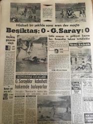 YENİ SABAH GAZETESİ 29 EKİM 1963 YIL :26 SAYI :8846---Cumhuriyetin 40. Yılını Kutluyoruz --Radyoda seçim  konuşmaları 2 Kasım  da başlıyor --Sarç İst.Üniversitesine Kutan Teknik  Üniversiteye Rektör  Oldu ---Alman Gazeteleri  Feci Cinayeti Duvar Afişleri  ile İlan Ediyor ---Hayat  kırkında  başlar ---Senato özel   tahkikat  açtı ---Bir Hasta Dört Gün Suni Kalble Yaşadı --Ankara Radyosu Programları Yeniden Ele Alınıyor: Sevim Tanürek -- --Sinemalar :Karanlık Yüzler ,Emek :Aile Tuzağı ,İnci :Makber ,Lüks :Erkek Fatma Evleniyor ---Yarın Cumhuriyeti İlan Edeceğiz Kati Karara Varmak İçin Fikrinizi Söyleyiniz --Amerikalı  General Harbord Atatürk e  :Sizinle beraber zevkle çarpışırdım  demişti---Cumhuriyet  İlan Edilmişti ve Dünya da Bizden Bahtiyar Yoktu ----Kocanızın Daima Metresi  Olun Evlilik  Hem Ruhların Hem de Vücutların Birleşmesidir --K.Adenaver  Erhard 'ı  çok  genç  buluyor --Beşiktaş :0 Galatasaray  :0---Galatasaraylılar  kabahati  hakemde buluyorlar ---