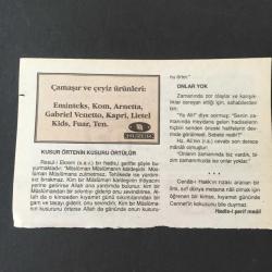 25 AĞUSTOS 1997 -TAKVİM YAPRAĞI-DOĞUM GÜNÜ HEDİYESİ-HUZUR TAKVİMİ,ZAFER HAFTASI,YAVUZUN HALEPİ FETHİ,1516,ŞAPKA İNKILABI 1925,ÇOCUĞUNUZA İSİM,KUSUR ÖRTENİN KUSURU ÖRTÜNÜR,ONLAR YOK