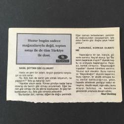 4 EYLÜL 1997 -TAKVİM YAPRAĞI-DOĞUM GÜNÜ HEDİYESİ-HUZUR TAKVİMİ,SİVAS KONGRESİ 1919,TİRE ALAŞEHİR VE BAYINDIRIN KURTULUŞU 1922,ÇOCUĞUNUZA İSİM,NASIL ŞEYTAN GİBİ OLUNUR,KARARSIZ KORKAK OLMAYINIZ