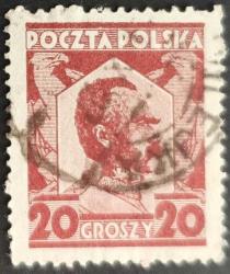 +++  POLONYA JOZEF PILSUDSKI   1928    20G     - DAMGALI
