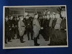 Almanya Adolf Hitler Litho baskı fotoğraf propaganda içerikli 12-8cm