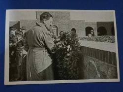 Almanya Adolf Hitler Litho baskı fotoğraf propaganda içerikli 12-8cm