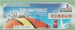 Milli Piyango Bileti: 29 Haziran 2010, G, (1/4) Dörtte Bir Bilet - Dünya Gümrük Günü