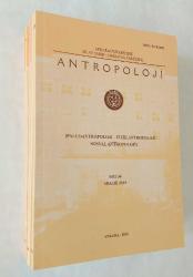 ANTROPOLOJİ DERGİSİ A.Ü. DTCF, Fizik Antropoloji - Paleoantropoloji - Etnoloji - Prehistorya, 1963 - 2018, Sayı: 1 - 36 [4 SAYI EKSİKLİ TAKIM]