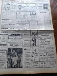 Ulus Gazetesi - 27 Mart 1949 - Peyami Safa Köşe Yazısı - Profesör Doktor Yavuz Abadan - İsveç Bizden Güreş Antrenörü İstiyor - Rusya İle İran'ın Arası Açılıyor - Sovyetler Birliği Kabinesinde Yapılan Değişiklikler Muhtelif Yorumlara Yol Açtı - Seyhan'ın Suları Yavaş Yavaş Çekiliyor - Çocuk Esirgeme Kurumunun Dün Geceki Balosu - Yıldız'da Harb Akademisinde Bir Yangın Çıktı - Falih Rıfkı Atay - Kaçırılan Kızlar Çeviren İzzet Tarhan - Pazar Konuşması Yazan Server Bedi - Unesco Orta Doğu Mümessili Mr. Karl Borc Bir Demeç Verdi - Filistin İçin Çarpıştığımız Günler Yazan M. Şevki Yazman Yazı Dizisi -  Berlin'de Ölüm Çeviren Orhan Veli Kanık Yazı Dizisi - Harikulade Güzel Yeşil Gözlü Kız Hamlet'in Ophelia'sı - Perihan Sözeri Ve Arkadaşları Konseri Yeni Sinemada - Şarlo Asri Zamanlar Ulus Sinemasında - Charlie Chaplin - Avrupa Güreş Turnesinin İlk Bilançosu - 4 Maç Yapmak Üzere Carlton Takımı Mayıs'ta Geliyor - Yaşar Doğu Ve Nasuh Akar Nicholas Brother'la Fotoğraf - Güreşçi Mustafa Yoylu
