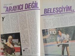 Kadın Aylık Aktüalite Sinema Tiyatro Müzik ve Magazin Dergisi - Ağustos 1985 - Dereden Tepeden - Ayın Rehberi - Sinema Kitap Müzik Video - Nazlı Ilıcak - Nasıl Zayıflıyorlar? - Lazer Karmaşası - Bulaşıcı Hastalıklar - Thalessemi - Gençlikte Cinsiyet - Bel Ağrıları İçin Jimnastik - Dekorasyon: Hülya Süer'in Evi - Bitki Bakımı - Aşık Olun ve Zayıflayın - 40 Yaş İçin Gençlik Reçetesi - İlk Kez Sevişirken - Zayıflamak İçin Su İçin - Emin Çölaşan - Mucize Rejim - Nazlı Ilıcak - Halit Narin - Burçin Oraloğlu - Plastik Paralar - Zubin Mehta'nın Eşi - Leyla Sayar - 30 Yıl Önce - Evlilik mi? Bekarlık mı? - Çocuk Erkekler - Kendinizi Satmasını Biliyor Musunuz? fotoğraf ve haberi - Tam Takım Dergi