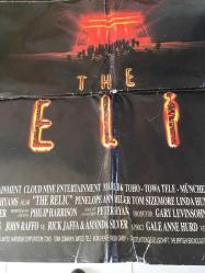 The Relic, ORİJİNAL SİNEMA AFİŞİ - Relic, 1997, FİLM AFİŞİ / POSTERİ - BÜYÜK BOY - ORİJİNAL - 99 X 66 cm EBADINDA - Original Turkish Big Size Movie Poster - Peter Hyams,  Douglas Preston, Lincoln Child, Amy Holden Jones, Penelope Ann Miller, Tom Sizemore, Linda Hunt, James Whitmore, Clayton Rohner, Chi Muoi Lo, Thomas Ryan, Robert Lesser, Diane Robin, Lewis Van Bergen, Constance Towers, Francis X. McCarthy, Audra Lindley, John Kapelos, Tico Wells, Mike Bacarella, Gene Davis, John DiSanti (TEMINATOR VE ALIENS FİLMLERİNİN YAPIMCILARINDAN) - PINEMA - POLYGRAM