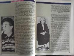 Genç Kadın Aylık Aktüalite Sinema Tiyatro Müzik ve Magazin Dergisi - Haziran 1982 - Sanat Ölümsüzlüğe Oynamak İçin Yapılır - Sinema - Tiyatro - Müzik ve Kitaplar - Bunları Biliyor Musunuz - Mizah - Kulis - Çankaya'nın Bir Numaralı Kadınları - Diplomalı Artistler - Örnek Bir Oyuncu - Haldun Kutlu - Barış Manço - Muazzez Abacı - Cüneyt Arkın - Attila İlhan - Ayın Genç Kızı - Ömer Çavuşoğlu'nu Tanıyor Musunuz? - Seçkinler - Sinekolikler - Sizlerle Başbaşa - Cinsiyet, Sağlık, Psikoloji Bahardan Yazı Düşünün - Bahar ve Yaz Makyajı - Göğüs Sağlığı ve Güzelliği - Bekaret Duvarı - Modern Erkeklerin Korkulu Rüyası - Erkekleri Tanıyalım - Satılık Seks - Filiz Akın - Kadir İnanır - Derya Tuna - Tarık Akan - Erol Evgin - Catherine Deneuve - Cüneyt Arkın - Doktor Kültürü ile Sinema fotoğraf ve haberi - Tam Takım Dergi