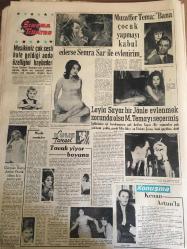YENİ SABAH GAZETESİ   20 EKİM 1963 YIL :26  SAYI :8837---Hayat pahalılığı  yüzde 4.6  nispetinde arttı --Ağır  kamyonlar  yeni  yollardan geçemeyecek --Atom  ışınları yüzünden  çocuklar  büyümüyor ---Damadı kızını  öldürdü ,Ama o damadı ve 4  torunu için ağladı ----8 yaşında 32  sayfalık şiir  kitabı  var ----Her  turist  Almanya ya 10 bin lira bırakıyor ---Muhtar adayı Hasbi  bey :Siyavuşgil --Cehalete savaş için  bir  milyar 900 milyon  dolar  sarf edilecek ---Galatasaray  Altay Puan Verdi :1-1---Fenerbahçe  ,A.Gücü 'nü  ikinci yarıda  yendi :2-0---B.Spor  ,D.Spor ile  berabere  :0-0--Fenerbahçe  'nin  ikinci turdaki  rakibi :Linfield ---Sinema Tiyatro --Musikimiz çok sesli  hale  geldiği anda  özelliği  kaybeder ---Muzaffer Tema :Bana  çocuk  yapmayı  kabul  ederse  Semra Sar  ile  evlenirim ---Leyla Sayar bir Jönle evlenmek zorunda  olsa  M.Temayı seçermiş : Şoförün  işi bırakmasına çok üzülen  Sayar  bir zamanlar   pek rakibim yoktu ,şimdi :Filiz Akın ve Türkan Şoray  beni geçti -
