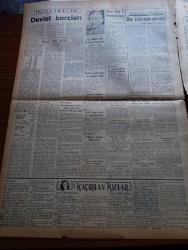 Ulus Gazetesi - 10 Mart 1949 - Peyami Safa Köşe Yazısı - Profesör Doktor Yavuz Abadan Köşe Yazısı - Türkiye'nin Atlantik Paktı İle Hiç Bir Alakası Yoktur - Başbakan Şemseddin Günaltay'ın Profesör Kenan Öner'in Vefatı Dolasıyla Taziye Telgrafı - Basın Yayın Genel Müdürü Ahmet Şükrü Esmerin İlk Basın Toplantısı - Atlantik Paktı'nın Gayesi Ve Vasıfları - Nihat Erim'in Konferansı - Kaçırılan Kızlar Yazan Gerard Fairlie Yazı Dizisi - İçel Milletvekili Saim Ergenekon Vefat Etti - Kızılay Balosunun Hazırlıkları Bitti - Yeni Bir Pul Serisi - Cemil Sait Barlas Hereke Ve İzmit Fabrikalarını Gezdi - Sütlüce'de İnfilak Eden Nuri Killigil Fabrikasına Dair Bir İddia - Eti Vapurundaki Hadise Yalanlanıyor - Sağlık Bakanı Kemali Bayezit Cebeci Yeni Doğumevinde - Cemiyet Hayatı - Filistin İçin Çarpıştığımız Günler Yazan M. Şevki Yazman- İnönü Kır Koşusu Bölge Birinciliği - Haftanın Lig Maçları - Harbiye'den Sahir Milli Takımda - Bomonti Aile Saz Salonu - Sabite Tur Gülerman - Efe Aşkı Filmi