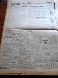 Ulus Gazetesi - 10 Mart 1949 - Peyami Safa Köşe Yazısı - Profesör Doktor Yavuz Abadan Köşe Yazısı - Türkiye'nin Atlantik Paktı İle Hiç Bir Alakası Yoktur - Başbakan Şemseddin Günaltay'ın Profesör Kenan Öner'in Vefatı Dolasıyla Taziye Telgrafı - Basın Yayın Genel Müdürü Ahmet Şükrü Esmerin İlk Basın Toplantısı - Atlantik Paktı'nın Gayesi Ve Vasıfları - Nihat Erim'in Konferansı - Kaçırılan Kızlar Yazan Gerard Fairlie Yazı Dizisi - İçel Milletvekili Saim Ergenekon Vefat Etti - Kızılay Balosunun Hazırlıkları Bitti - Yeni Bir Pul Serisi - Cemil Sait Barlas Hereke Ve İzmit Fabrikalarını Gezdi - Sütlüce'de İnfilak Eden Nuri Killigil Fabrikasına Dair Bir İddia - Eti Vapurundaki Hadise Yalanlanıyor - Sağlık Bakanı Kemali Bayezit Cebeci Yeni Doğumevinde - Cemiyet Hayatı - Filistin İçin Çarpıştığımız Günler Yazan M. Şevki Yazman- İnönü Kır Koşusu Bölge Birinciliği - Haftanın Lig Maçları - Harbiye'den Sahir Milli Takımda - Bomonti Aile Saz Salonu - Sabite Tur Gülerman - Efe Aşkı Filmi