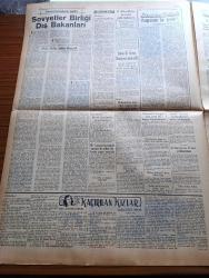 Ulus Gazetesi - 12 Mart 1949 - Profesör Doktor Yavuz Abadan Köşe Yazısı - Cumhurbaşkanı İsmet İnönü'nün Dünkü Kabulleri - Almanya'dan Amerikan Askerî Kıtalarına Takviye Gönderiliyor -  Cenova'daki Güreşlerden İlk Resimler - Yaşar Doğu Sartiri'nin 3 Dakika 32 Saniyede Sırtını Böyle Yere Getirdi - Gazanfer Kunt Telsizle Bildiriyor Bugünkü Güreşler Çok Çetin Olacak - Denizyolları İçin Kredi Talebimiz - Halkevi'nde İsviçre'de Dağcılığa Dair Bir Film Gösterildi - Bir Hollanda Takımı Geliyor - Sovyetler Birliği Dış Bakanları Yazan Profesör Rıfkı Salim Burçak - Erzurum'un Düşman İşgalinden Kurtuluşunun 31. Yıldönümü - Telgraf Telefon Radyo Haberleri - Yüksek Okullar Arası Maçlar 19 Mart'ta Başlıyor - Atlet Mustafa Kaplan'ın Cezası Bitti - Kayakçılar Ayaş Beline Gidecekler - Filistin İçin Çarpıştığımız Günler Yazan M. Şevki Yazman Yazı Dizisi - Berlin'de Ölüm Çeviren Orhan Veli Kanık Yazı Dizisi - Sanatçı Necla Murat Tabarin Bar'da - Tıp Balosu Ankara Palas - Reosil Tablet Ve Şurup