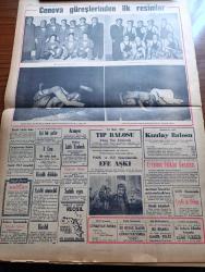Ulus Gazetesi - 12 Mart 1949 - Profesör Doktor Yavuz Abadan Köşe Yazısı - Cumhurbaşkanı İsmet İnönü'nün Dünkü Kabulleri - Almanya'dan Amerikan Askerî Kıtalarına Takviye Gönderiliyor -  Cenova'daki Güreşlerden İlk Resimler - Yaşar Doğu Sartiri'nin 3 Dakika 32 Saniyede Sırtını Böyle Yere Getirdi - Gazanfer Kunt Telsizle Bildiriyor Bugünkü Güreşler Çok Çetin Olacak - Denizyolları İçin Kredi Talebimiz - Halkevi'nde İsviçre'de Dağcılığa Dair Bir Film Gösterildi - Bir Hollanda Takımı Geliyor - Sovyetler Birliği Dış Bakanları Yazan Profesör Rıfkı Salim Burçak - Erzurum'un Düşman İşgalinden Kurtuluşunun 31. Yıldönümü - Telgraf Telefon Radyo Haberleri - Yüksek Okullar Arası Maçlar 19 Mart'ta Başlıyor - Atlet Mustafa Kaplan'ın Cezası Bitti - Kayakçılar Ayaş Beline Gidecekler - Filistin İçin Çarpıştığımız Günler Yazan M. Şevki Yazman Yazı Dizisi - Berlin'de Ölüm Çeviren Orhan Veli Kanık Yazı Dizisi - Sanatçı Necla Murat Tabarin Bar'da - Tıp Balosu Ankara Palas - Reosil Tablet Ve Şurup