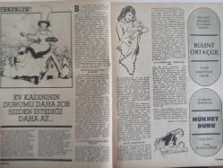 Kadınca Aylık Aktüalite Sinema Tiyatro Müzik ve Magazin Dergisi - Ocak 1982 - Müjde Ar - Muazzez Abacı - Sıra Kızları - Geçtiğimiz Yıl Gözümüzden Kaçmayanlar - İşte Erbulaklar - Seks Dergilerini Kadınlar yönetiyor - Yerli Moda - Patronlu Modeller - Kapişonlu Ceket - Daha Çok Zevk Almak İçin - Kocanızın Yatakta başarısız Olmasının Nedeni - Bazı Cinsel Davranışlar Neden Yasak? - Seksizm - Anjin ve Nezle - Ne Diye Herşeye Sinirleniyorsunuz? - Ana Sütü mü, Mama mı? - Çocuklarda Ruhsal Bunalım - Arkadaş ve Sevgili Arasındaki Fark - 100 Bin Liramızı Ne Yapalım? - Ev Kadınları Daha Dertli - Aşk Bitince - Gençlik ve Özgürlük - Ayakkabılarınız Hatalı İse - Yan Uğraşlarınız Var mı? - Göğüsleriniz Sarkmasın - Üç Farklı Kadın, Üç Farklı Makyaj fotoğraf ve haberi - Tam Takım Dergi