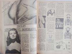Kadınca Aylık Aktüalite Sinema Tiyatro Müzik ve Magazin Dergisi - Ocak 1982 - Müjde Ar - Muazzez Abacı - Sıra Kızları - Geçtiğimiz Yıl Gözümüzden Kaçmayanlar - İşte Erbulaklar - Seks Dergilerini Kadınlar yönetiyor - Yerli Moda - Patronlu Modeller - Kapişonlu Ceket - Daha Çok Zevk Almak İçin - Kocanızın Yatakta başarısız Olmasının Nedeni - Bazı Cinsel Davranışlar Neden Yasak? - Seksizm - Anjin ve Nezle - Ne Diye Herşeye Sinirleniyorsunuz? - Ana Sütü mü, Mama mı? - Çocuklarda Ruhsal Bunalım - Arkadaş ve Sevgili Arasındaki Fark - 100 Bin Liramızı Ne Yapalım? - Ev Kadınları Daha Dertli - Aşk Bitince - Gençlik ve Özgürlük - Ayakkabılarınız Hatalı İse - Yan Uğraşlarınız Var mı? - Göğüsleriniz Sarkmasın - Üç Farklı Kadın, Üç Farklı Makyaj fotoğraf ve haberi - Tam Takım Dergi