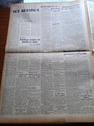 Ulus Gazetesi - 9 Şubat 1949 - Peyami Safa Köşe Yazısı - Sadi Irmak Köşe Yazısı - CHP Grubunda Esaslı Tedbirler İleri Sürüldü - Hükümet Bütçede Yapılan Değişikliğe Ait Rakamları Meclise Verdi - Bir Bulgar Papazı Elleri Kelepçeli Olduğu Halde Türkiye'ye Sığındı - Amerika Türkiye Ve Yunanistan'a Yeni Krediler Açıyor - Emeklilik İçin Yaş Hadleri - Türkçe Ezan Ve Tekbire Dair Yazan Hasan Cemil Çambel - Laik Vicdan Hürriyetinde Sofizm - Hacı Bayram Veli'ye Hakaretten Sanık Osman Güçlü'nün Duruşması - Madenciliğimiz Gelişme Yolunda - Beyaz Saray Posta Müdürü İra Smith'in Hatıraları Beyaz Saray'da 50 Yıl Yazı Dizisi - Futbol Hakemliği Kursu Sona Erdi - Kibar Defne Sabunu - Rit Tuvalet Sabunu - Emlak Bankası - Ankara Sanat Sevenler Kulübü'nün Kış Balosu - Tuseptil Öksürük Ve Bronşiti Geçirir - Ankara Verem Savaş Dispanseri Doktor Tahsin Tulga - Gonar Saç İlacı - Kardinal Mindzenti Müebbet Hapse Mahkum Edildi - Hürriyeti Seçtim Kitabının Yazarı Kravçenko'nun Açtığı Dava