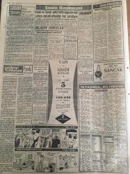 YENİ SABAH GAZETESİ 1 NİSAN 1958 YIL :20 SAYI :6853---Rusya Nüklear Denemeleri Tek Taraflı Olarak Durdurdu ---Menderes ve Yardımcı Dün Profesörlerle Görüştü ----Kıbrıs  yüksek  tahsil gençleri İngilizleri  protesto  ettiler --Amerikan yardımı  154  milyon  dolardan  200 milyona  çıkıyor ---Belediye memurlarının tayin   nakil  ve terfileri ---Ekip Halinde :Siyavuşgil ---1958 İmar Planı Tatbike  Konuldu --Yeni Köy Kanunu Layihası  Hazırlandı ---Fenerbahçe galip Moda  şampiyon ---Beşiktaş İdare Heyeti Dün Vazife Taksimi Yaptı ---G.Milli Takımı Dün Sabah Uğurladık ---Federasyon Kupası Maçları Yarın Şehrimizde Başlıyor ----