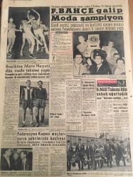 YENİ SABAH GAZETESİ 1 NİSAN 1958 YIL :20 SAYI :6853---Rusya Nüklear Denemeleri Tek Taraflı Olarak Durdurdu ---Menderes ve Yardımcı Dün Profesörlerle Görüştü ----Kıbrıs  yüksek  tahsil gençleri İngilizleri  protesto  ettiler --Amerikan yardımı  154  milyon  dolardan  200 milyona  çıkıyor ---Belediye memurlarının tayin   nakil  ve terfileri ---Ekip Halinde :Siyavuşgil ---1958 İmar Planı Tatbike  Konuldu --Yeni Köy Kanunu Layihası  Hazırlandı ---Fenerbahçe galip Moda  şampiyon ---Beşiktaş İdare Heyeti Dün Vazife Taksimi Yaptı ---G.Milli Takımı Dün Sabah Uğurladık ---Federasyon Kupası Maçları Yarın Şehrimizde Başlıyor ----