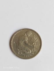 ALMANYA 50 PFENNİG 1969 J