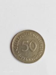 ALMANYA 50 PFENNİG 1969 J