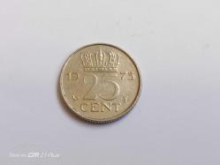 Hollanda 25 cent 1973