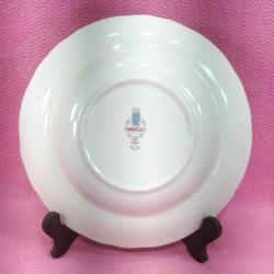 VINTAGE PONTESA IRONSTONE MADE IN SPAIN CHINAMADE KUŞ VE ÇİÇEKLER RESİMLİ DEKORATİF PORSELEN TABAK